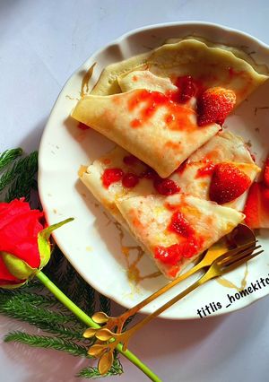 A picture of Crêpes Suzette.