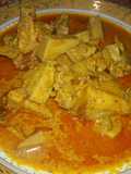 Gulai ayam kampung campur nangka