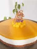 Lactose Free Mango Cheesecake