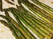 A picture of roasted asparagus