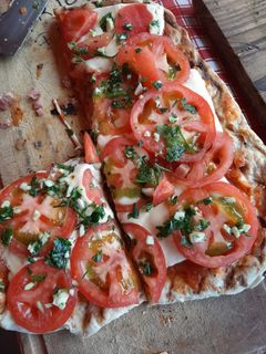Una foto de Pizza a la parrilla
