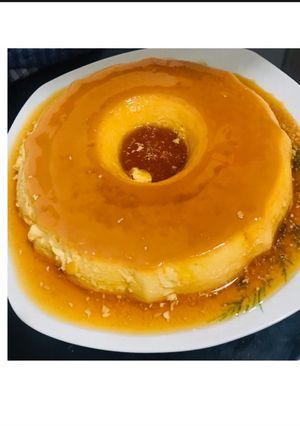 Una foto de Flan de Leche CondensadaDELICIOSO 🤤🍮