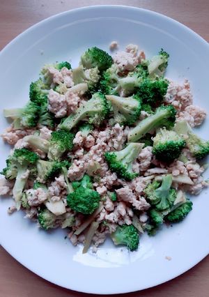 รูปของ ไก่สับผัดบรอกโคลี