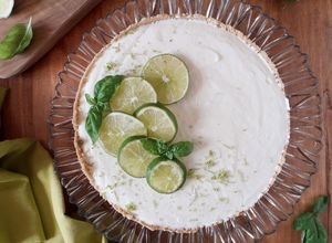 Foto di Cheesecake lime e basilico, senza glutine
