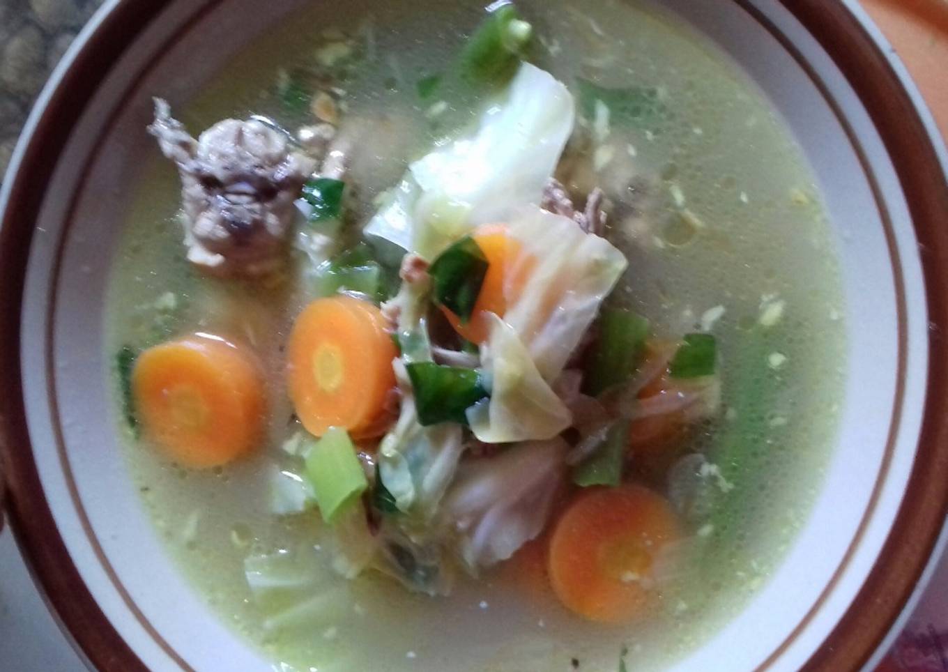 Sayur Sop Tulangan Ayam