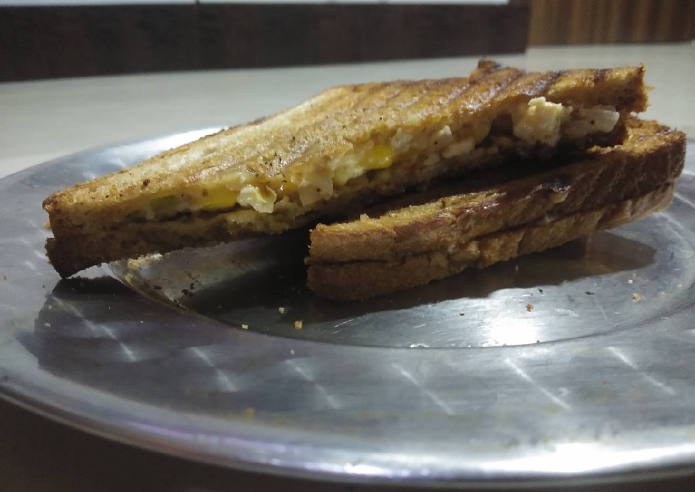 Steps to Make Quick Mexican corn sandwich