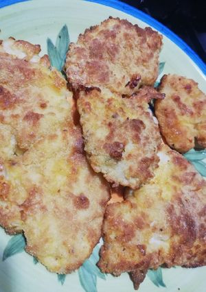 A picture of #431 Spiced Gluten-Free Cutlets in the Air Fryer.