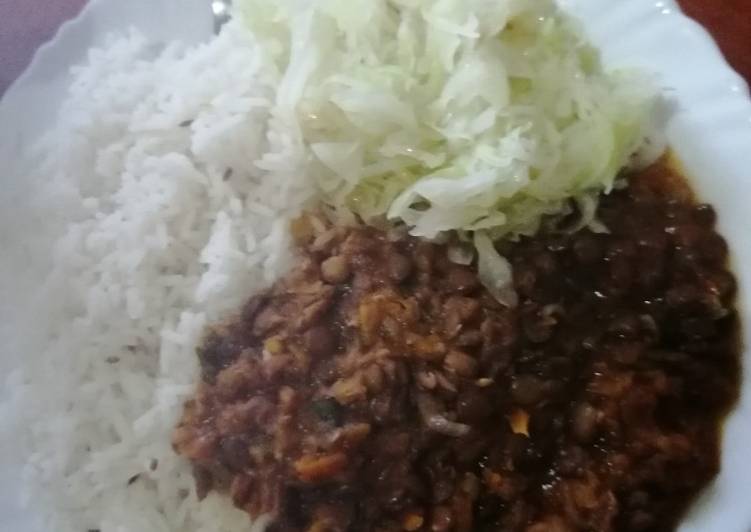 Rice with lentils