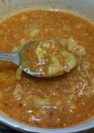 Foto resep Sup Pedas Makaroni
