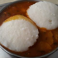 A picture of Home made Samber Masala.
