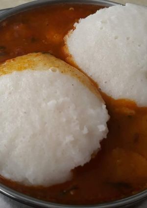 A picture of Home made Samber Masala.
