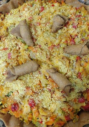 Una foto de Tarta de pollo integral