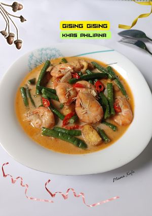 Foto resep Gising Gising (Kacang Panjang Masak Santan Ala Filipina)