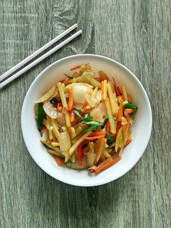 Foto resep 감자볶음Gamja Bokkeum (Tumis Wortel Kentang Korea)