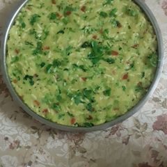 Mamra poha instant dhokla A picture of Mamra poha instant dhokla.
