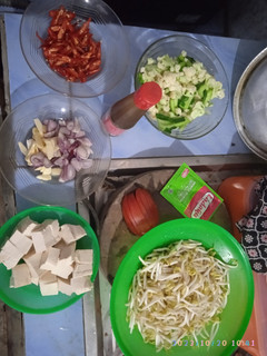 Foto resep Tumis Bunga Kol, Tauge, Tahu Telur Saos Tiram