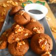 Coffee walnut vegan cookies