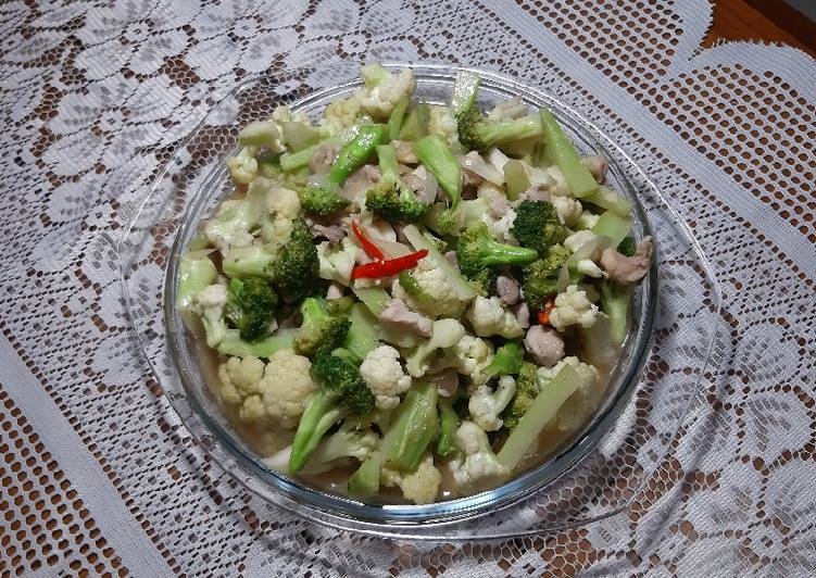 Brokoli cah ayam