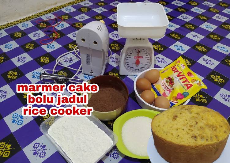 Marmer cake rice cooker