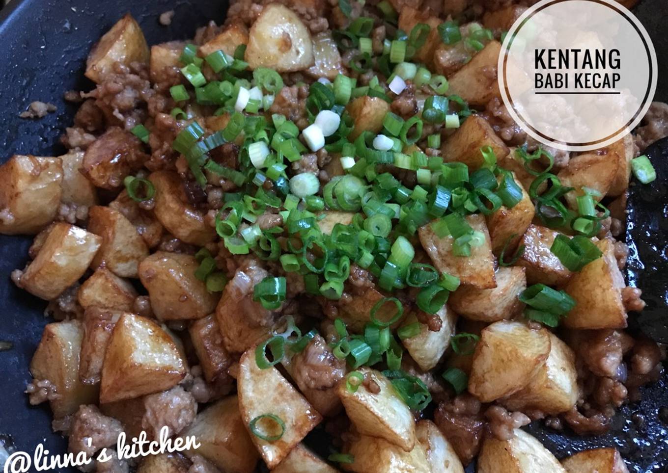 Kentang Babi kecap