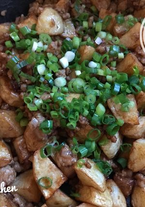 Foto resep Kentang Babi kecap