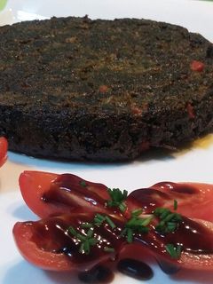 Una foto de Tortilla de espinacas con chorizo