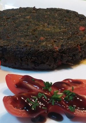 Una foto de Tortilla de espinacas con chorizo