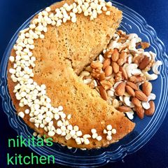 A picture of Whole wheat dry fruits cake.