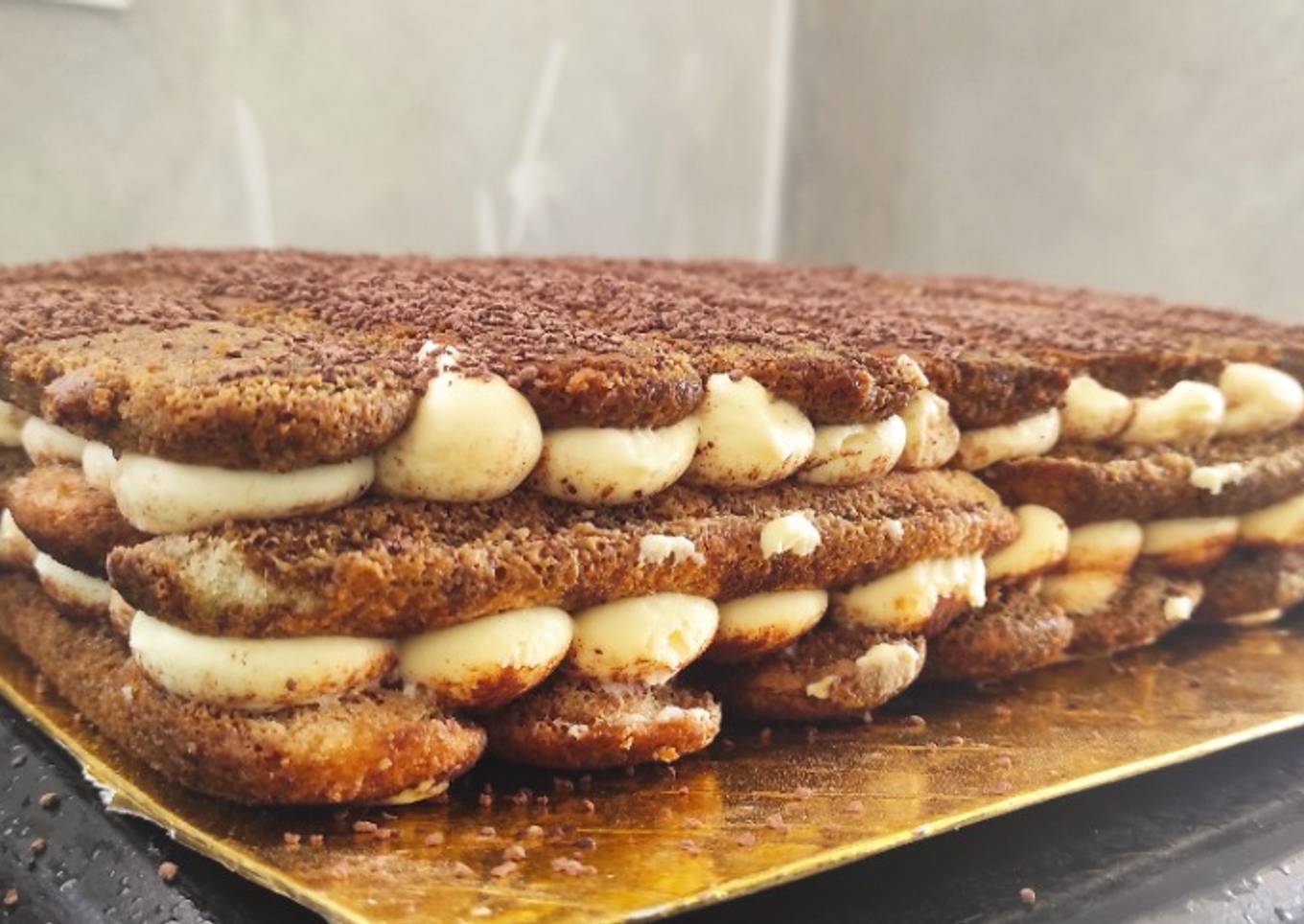 Tiramisú con Mascarpone y sin huevo ❣️