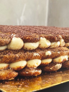 Una foto de Tiramisú con Mascarpone y sin huevo ❣️