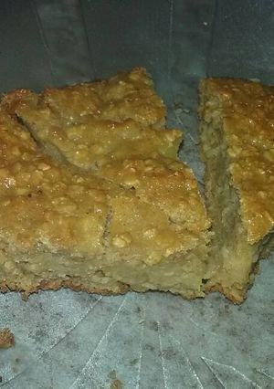Una foto de Budín de manzana y avena