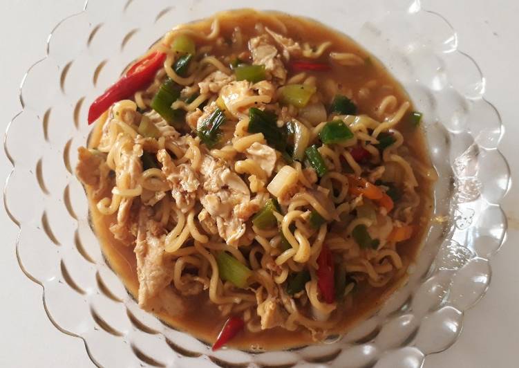 Resep Mie Tek-Tek Indomie Non Sayur, Enak