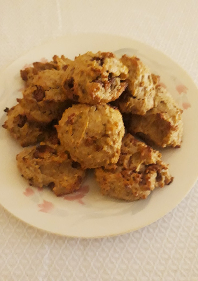 Una foto de Galletas de Lentejas y coco