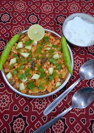 A picture of Farali Sago Khichdi.