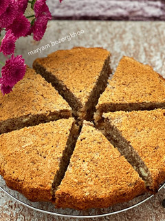 عکسی از دستور کیک گردویی