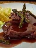 Solomillo de cerdo en salsa de vino y miel