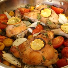 A picture of Super Easy Provençal Inspired Roast Chicken.