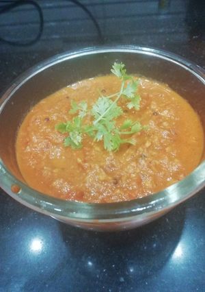 A picture of Thakkali Chutney.