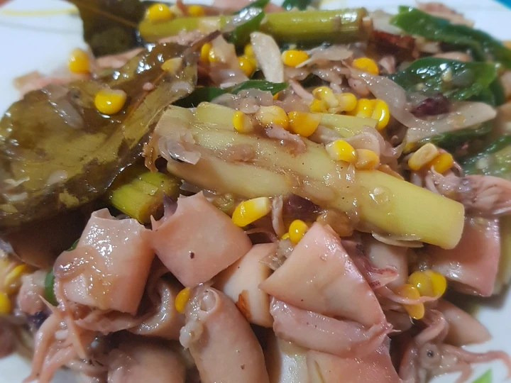 Cara Mudah Membuat Resep  Tumis Cumi Asin Jagung Manis yang Bikin Ngiler, Bikin Ketagihan