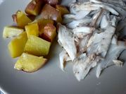 Una foto de corvina mostaza