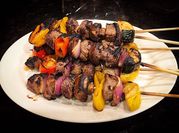 A picture of courgette kebab