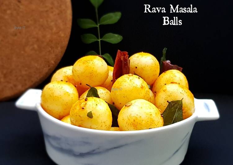 Rava masala balls