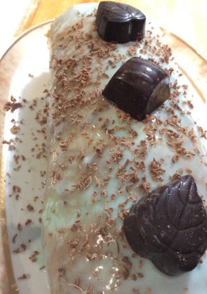 Une photo de Bûche à la confiture