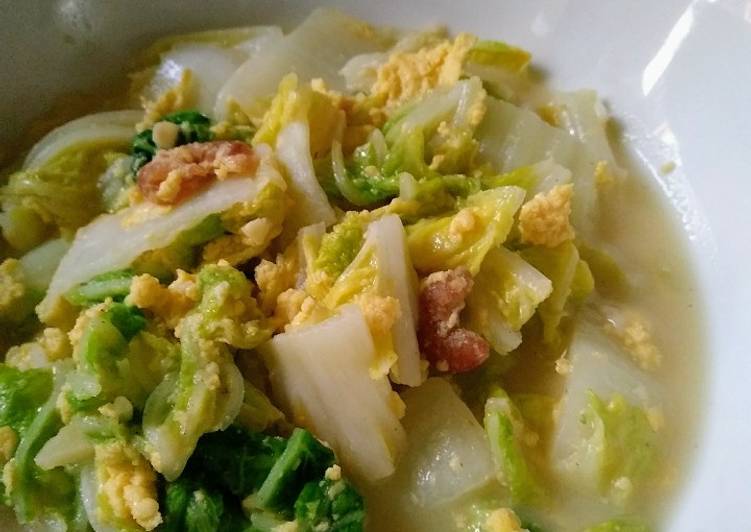 Resep Tumis Sawi Putih dan Telur Anti Gagal