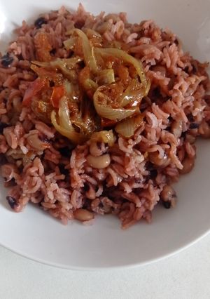 Une photo de Riz haricot (chez nous "chinkafa da waké")