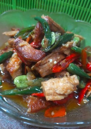 Foto resep Oseng tongkol suir pete