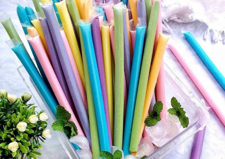 Resep Es pensil susu, Enak Banget