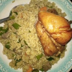 A picture of Fried Rice with Diced Liver.