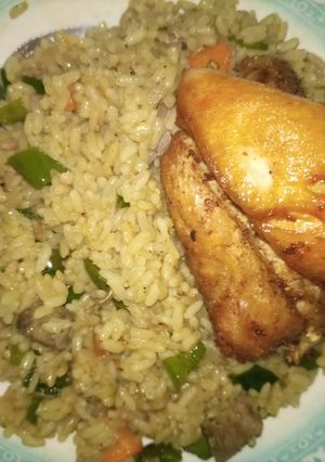 A picture of Fried Rice with Diced Liver.