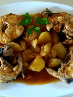Una foto de Merluza a la gallega